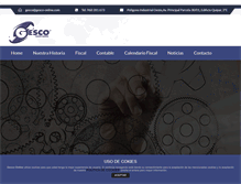 Tablet Screenshot of gesco-online.com